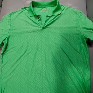 Green Nike Dri-Fit Polo